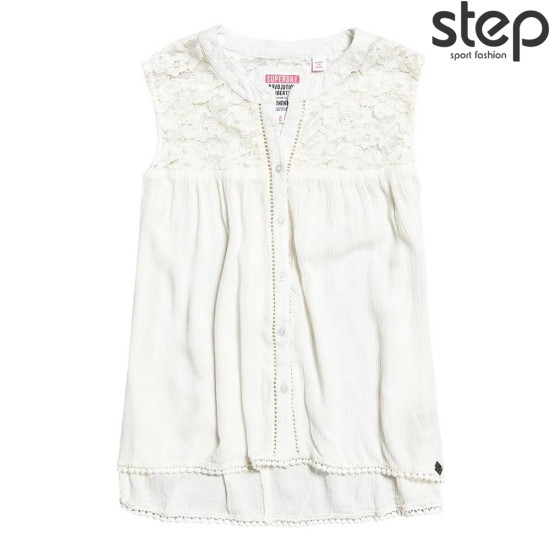 Superdry Γυναικείο αμάνικο πουκάμισο